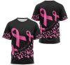 FUNSTUFFPRINT T-Shirt, Hoodie - Custom Name Breast Cancer Awareness Butterfly Pattern 3D Printed 3D T-shirt