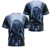 FUNSTUFFPRINT Personalized T-Shirt, Hoodie - Anubis God Blue Ancient Egypt Hieroglyphic Weighing Of The Heart Nekhakha 3D Printed 3D T-shirt