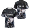 FUNSTUFFPRINT Personalized T-Shirt, Hoodie - Christian Jesus Focus On Me Not The Storm 3D Printed 3D T-shirt