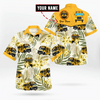 Custom Bus Driver Hawaiian Shirt, School Bus Driver Shirt, Shirts For Bus Drivers