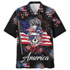Happy Independence Day United States All Over Printed 3D Shirts, Mom Skull Flag USA Hawaiian Shirt