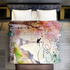 FUNSTUFFPRINT Paris Minky Blanket, Beautiful Paris, Eiffel Tower Minky Blanket