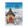 FUNSTUFFPRINT Soft Fleece Baby Blanket, Item #4124, Snowy Alps Penguins, Mouse and Bunny playing In Snow Blanket, Colorful and Playful for Children