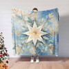 FUNSTUFFPRINT Star Blanket, Christmas Star Blanket Gift, Winter Xmas Season Gift, Graphic Blanket, Bedding Decor,Family Christmas Night Gift,Throw Blanket