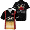 Custom Personalized Funny Vintage Bowling Hawaiian Shirt For Men Custom Lucky Bowling Shirt Do Not Wash