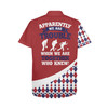Custom Personalized Hawaiian Bowling Shirt For Men Women Red Argyle Blowing, Idea Gift for Bowling Lover