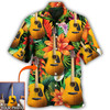 Custom Guitar Various Style Tropical Custom Photo Hawaiian Shirt, Personalized Your Guitar Photo