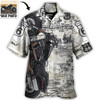 Motorcycle Biker Happy Ride No Road Is To Long Custom Photo - Hawaiian Shirt Coolspod