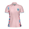 Queen Of The Lanes Bowling Short Sleeve Women Polo Shirt, Pink Ladies Bowling Shirt, Tenpin Bowling Shirt - Best Bowling Gift For Women