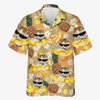 Custom Tropical Fruit Pattern - Dog & Cat Personalized Custom Unisex Hawaiian Shirt - Upload Image, Dog Face, Cat Face