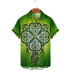 St. Patrick's Hawaiian Shirt, Irish Hawaiian, Gift for men