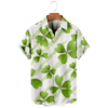 St. Patrick's Hawaiian Shirt, Irish Hawaiian, Gift for men