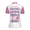 Cancer Women Polo Shirt, Supporting The Fighters Short Sleeve Women Polo Shirt - Perfect Gift For Women, Ladies