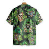 Shamrock Skull Hawaiian Shirt, St Patricks Day, Luck of the Irish, Aloha Shirt, Tropical Shirt, Men's Casual Shirt, Vacation