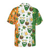 Beard Saint Patrick's Day Seamless Pattern Hawaiian Shirt