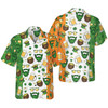 Beard Saint Patrick's Day Seamless Pattern Hawaiian Shirt