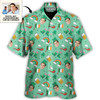 Custom St Patrick's Day Love The Day Went Custom Photo - Hawaiian Shirt - Personalized Photo Gifts