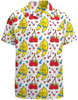Men's Casual Button Down Short Sleeve Shirt Pride Month Rainbow LGBT Print Summer Hawaiian Shirts Beach Shirts Gift