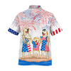 3D Full Printed Shih Tzu Hawaiian Shirts For Independence Day, Dog Hawaii Aloha Beach Shirts For Him Her