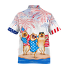 Coolspod Pomeranian Hawaiian Shirt For Independence's Day, Dog Full Print In Hawaii Aloha Beach Shirt