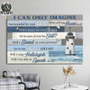 I Can Only Imagine Surrounded By Your Glory What Will My Heart Feel Lighthouse Butterfly Poster and Canvas