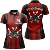 Custom Bowling Shirt for Women Bowling Jersey Bowling Team League Polo Shirt QZT44