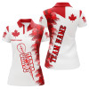 Custom Personalized Darts Canada Flag Vintage Polo Shirts For Women Custom Patriotic Canadian Darts Shirts TDM1234