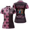 Custom Funny Womens Golf Polo Shirt Custom We're More Than Just Golf Friends We're Like A Really Small Gang, Perfect Gift For Women