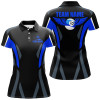 Custom Personalized Funny 10 Ball Billiard 3D Polo Shirts For Women, 10 Ball Wings Billiard Team Jerseys VHM0968