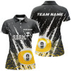 Custom Grunge 9 Ball Pool Sport Jerseys Customized Women Billiard Polo Shirts, 9 Ball Billiards Team Jerseys TDM1005