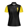 Definition Of Golf Girl Golf Short Sleeve Women Polo Shirt, Black And Yellow Golf Shirt For Ladies, Polo Shirt Gift For Women, Gift For Women Golfers