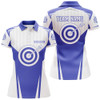 Custom Blue Archery Jerseys Polo Shirts For Women Custom Team Name Archery Uniform Jerseys Shirts TDM0707
