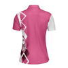 The Lady Golf Skull Short Sleeve Women Polo Shirt - Perfect Gift For Women