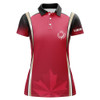 Custom Canadian Maple Leaf Womens Golf Polo Shirts Custom Patriotic Golf Shirts For Women Golf Gifts LDT1470