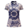 Custom Womens Golf Polo Shirts With Tie Dye Pattern Custom Name Pattern Golf Shirt For Women, Golf Tops Nqs5642