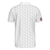 Golf Texture United Kingdom Men Polo Shirt, Great Britain Union Jack Polo Shirt, UK Golf Shirt For Men, Best Gift For Golfers