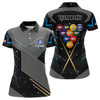 Custom Personalized 10 Ball Pool Billiard Polo Shirts For Women Custom 10 Ball Billiards Attire Jerseys  TDM0959
