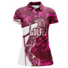 Custom Personalized Women Golf Polo Shirts Pink Camo Women Golf Team Shirt, Custom Golf Gifts For Girl Nqs4298