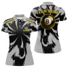 Custom Personalized Funny Grey Storm 8 Ball Pool Women Billiard Polo Shirts Custom Unique Billiard Jerseys TDM1299