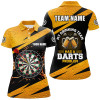 Custom My Drinking Team Has A Darts Problem Womens Darts Polo Shirt Custom Beer Dart Jerseys LDT1456