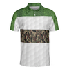 Golf In Green And Camouflage Pattern Golf Men Polo Shirt, Cool Golf Shirt For Men, Best Gift For Golfers