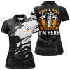 Custom Golf And Beer That's Why I'm Here Women Polo Shirt Custom Beer Golf Shirt For Women Golf Gift LDT0195