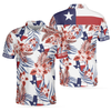 Texas Flag Bluebonnets Polo Shirt For Golf, Floral Texas Map And Flag Polo Shirt, Texas Proud Shirt For Men - Perfect Gift For Men, Golfers