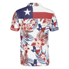 Texas Flag Bluebonnets Polo Shirt For Golf, Floral Texas Map And Flag Polo Shirt, Texas Proud Shirt For Men - Perfect Gift For Men, Golfers