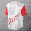 Customize Name Canada Flag Coat of Arms White 3D Baseball Jersey Size S-5XL