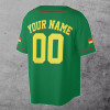 Custom Number Bolivia Flag Coat of Arms Patriotic 3D Baseball Jersey Size S-5XL
