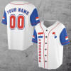 Custom Number Paraguay Flag Coat of Arms Patriotic 3D Baseball Jersey Size S-5XL