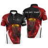 Custom Disc Golf Men Polo Shirt - Custom Name Disc Golf Basket Apparel - Personalized Gift For Disc Golf Lover, Men, Husband, Team - I'd Hit That