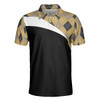 Argyle Pattern Polo Style Golfing Beer Men Polo Shirt, Just A Man Who Loves Golf & Beer Shirt For Men, Best Drinking Golf Shirt
