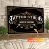 Custom Tattoo Studio Customized Personalized Name/Number Poster and Canvas